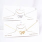 Gold Plated Gigi Script Necklace