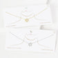 Gold Plated David Star Necklace