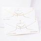 Gold Sideways Cross Necklace