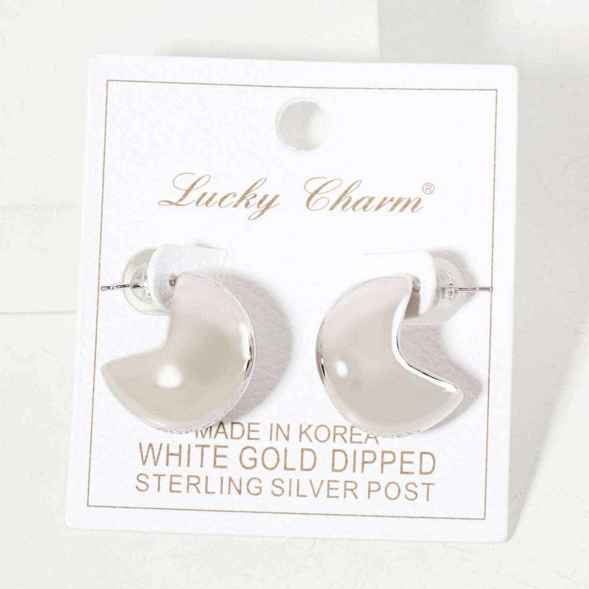 Polished Brass 20mm Pac-Man Design Hoop Earrings