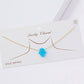 Gold Plated Opal Hasma Hand Necklace