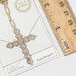 Crystal Cross Bag Charm