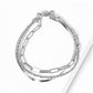 Minimalist Multi-Layered Chain Bracelet