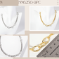 Three Oval-Chain Accents HardWear-Chain Necklace