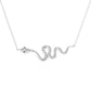 Gold Plated Snake Figure Necklace