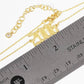 Gold Plated Birth Year Anklet