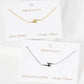 Minimalist Lightning Bolt Charm Bracelet
