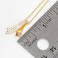 Elegant Pave Crystal Layered Ribbon Pendant Necklace