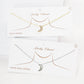 White Shelled Crescent Moon Necklace
