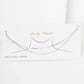 Gold Simple Double Layer Chain Necklace