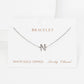 Gold Plated Initial Letter Bracelet