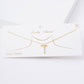 Gold Plated Pearl Initial Necklace