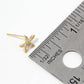 Dainty Star Cubic Zirconia Stud Earrings