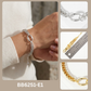 Modern Multi-Strand U-Link Chain Bracelet
