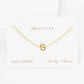 Gold Plated Initial Letter Bracelet