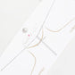 Gold Cubic Thin Cross Necklace
