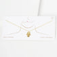 Gold Plated Hasma Hand Necklace