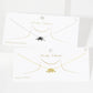 Gold Stegosaurus Dinosaur Necklace