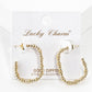 Textured Hoop Earrings