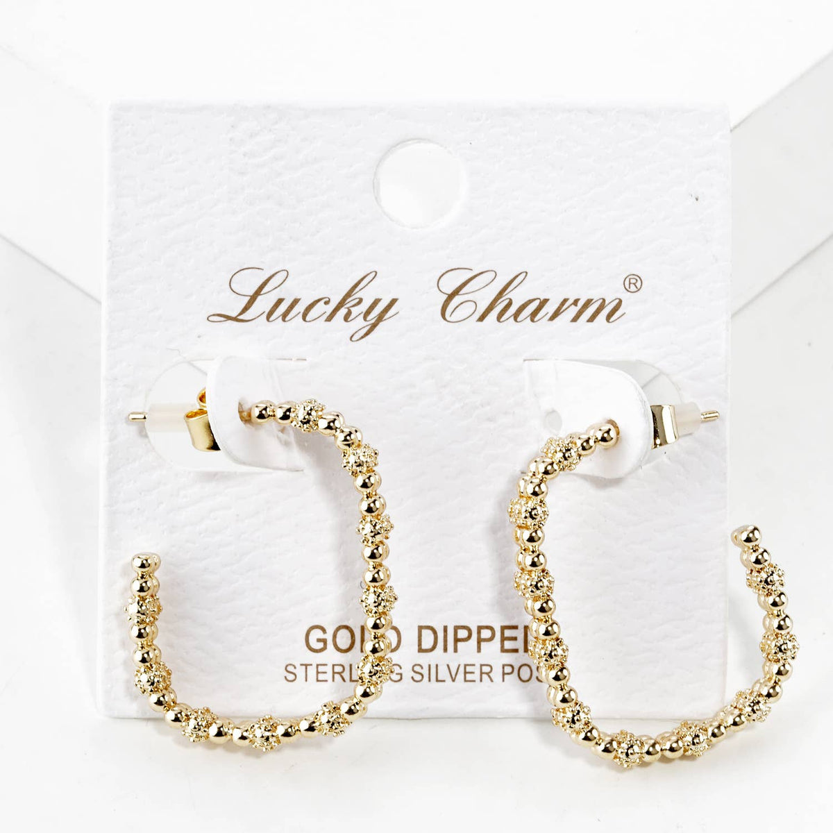 Textured Hoop Earrings