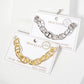 Gold-Tone Mariner Link Chain Bracelet