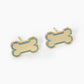 GAME DAY MASCOT 9MM ENAMEL DOG BONE TREAT STUD EARRINGS