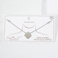 18K Gold Dipped Brass Quatrefoil Pendant Necklace