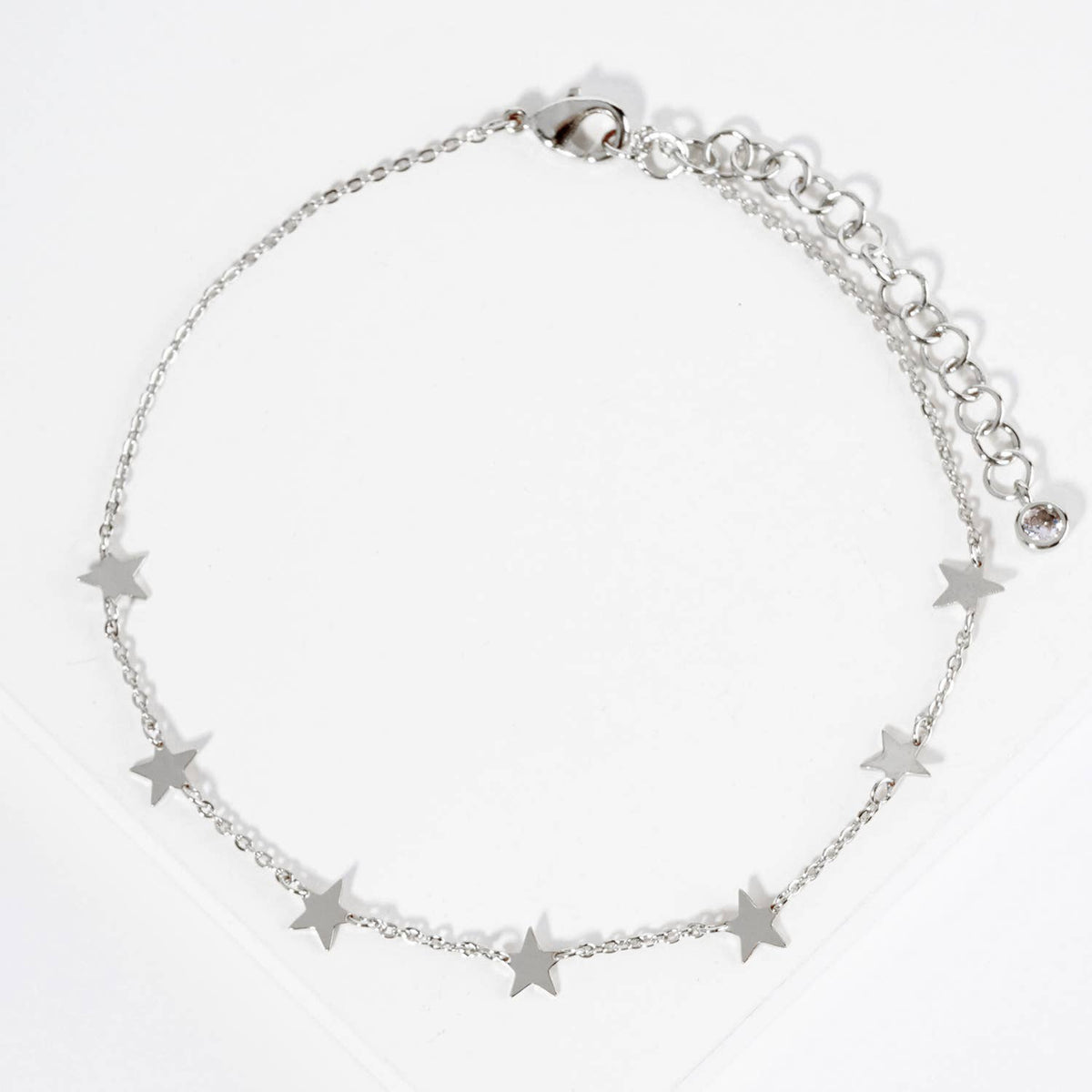 Dainty Star Charm Anklet