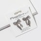 Crystal Bow Stud Earrings – Pavé Ribbon Bow, Gold & Silver