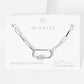 Pave Lock Link Chain Bracelet