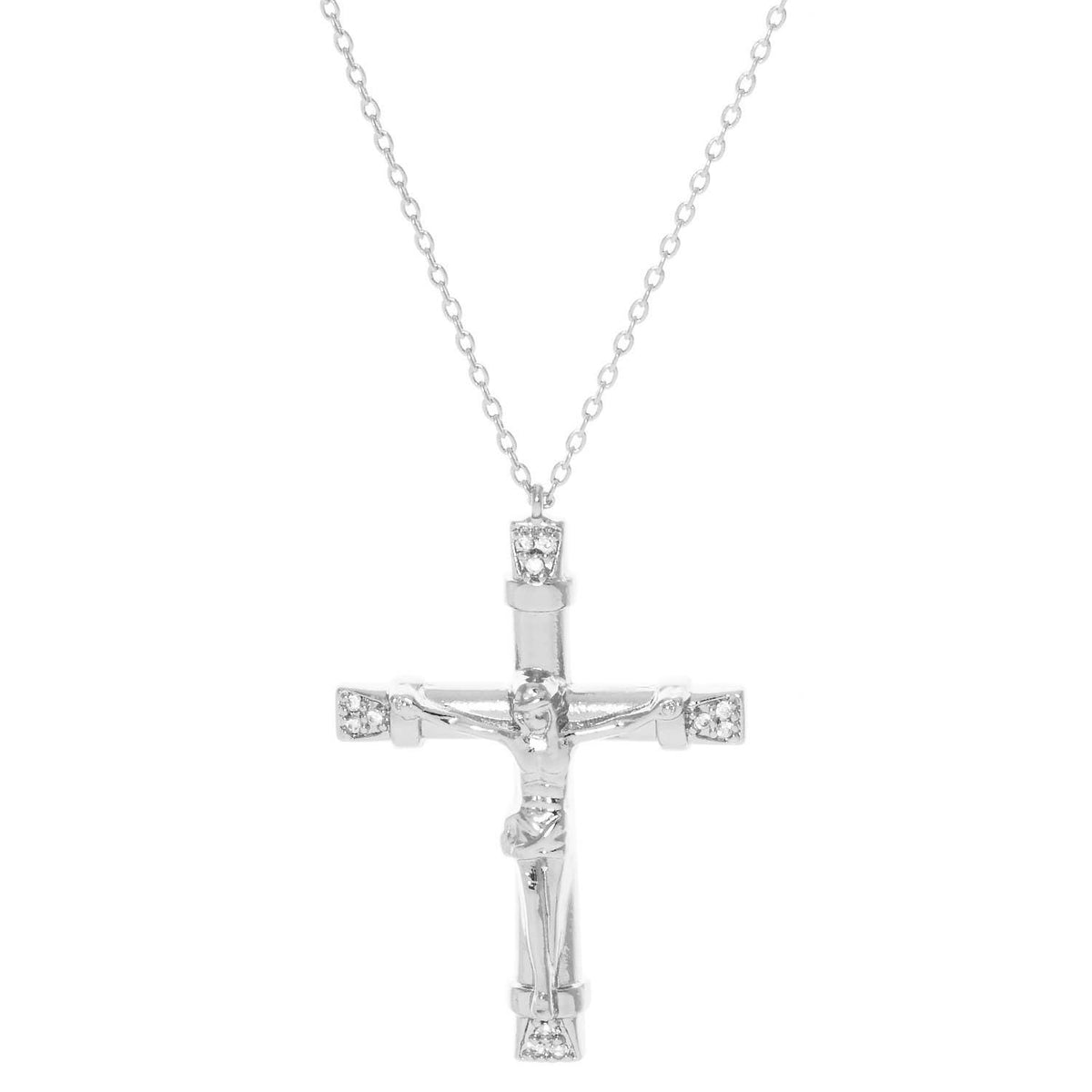 Gold Plated Crucifix Necklace