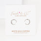 Gold Plated Crescent Moon Stud Earrings
