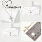 Pave-Set Cross Pendant 18K-Gold-Dipped Brass Necklace