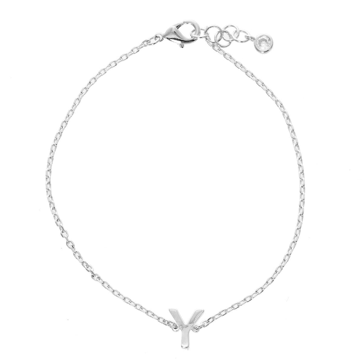 Gold Plated Initial Letter Bracelet