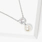Bridesmaid Cubic Zirconia & Pearl Pendant Necklace