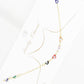 Gold Heart Evil Eye Multicolor Necklace