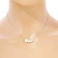 Gold Plated Freshwater Pearl Cluster Necklace
