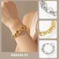Textured Mixed Link Chain Bracelet