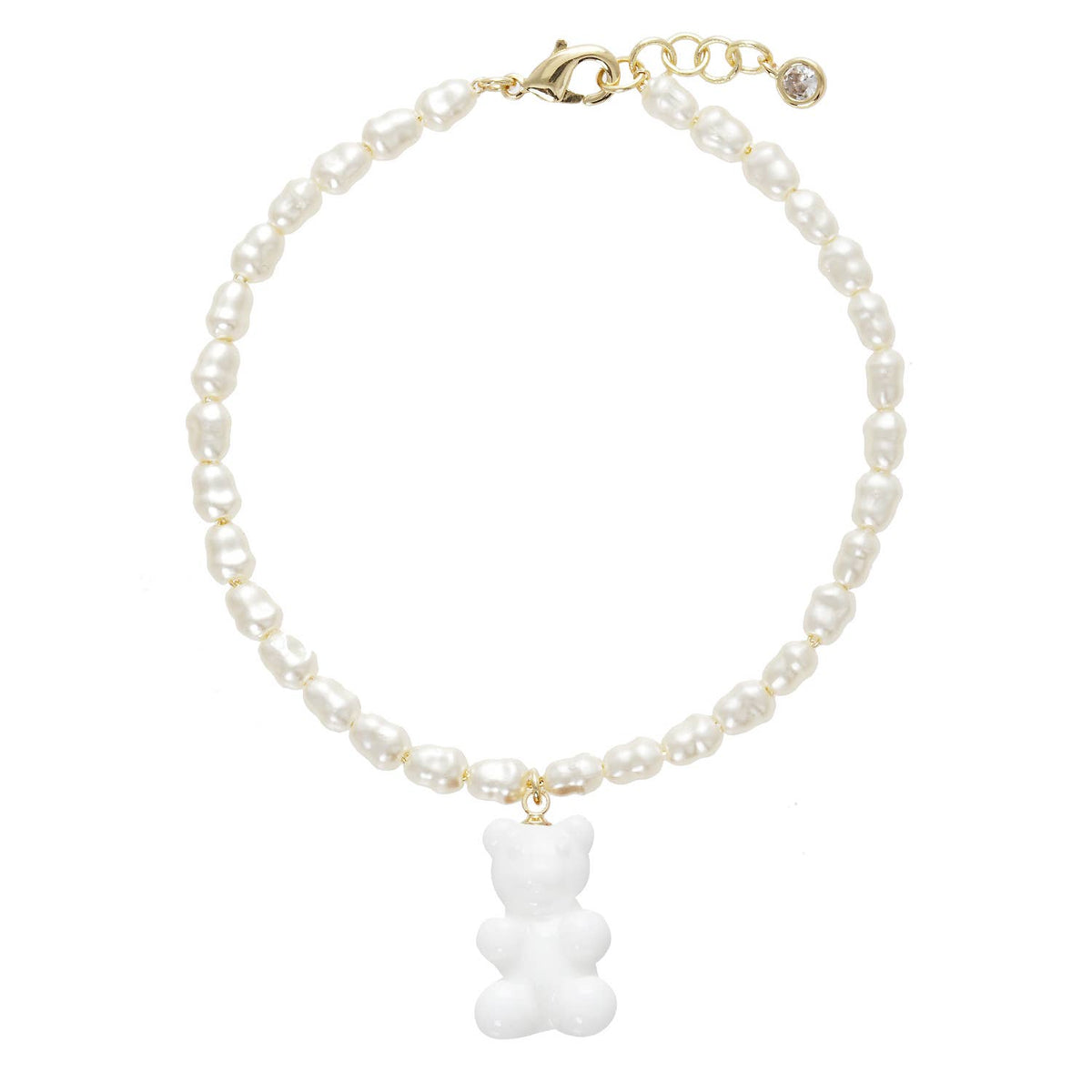 Multicolor Beaded Gummy Bear Bracelet