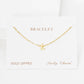 Gold Plated Initial Letter Bracelet