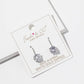 Round Cubic Zirconia Drop Earrings – Solitaire CZ on Lever