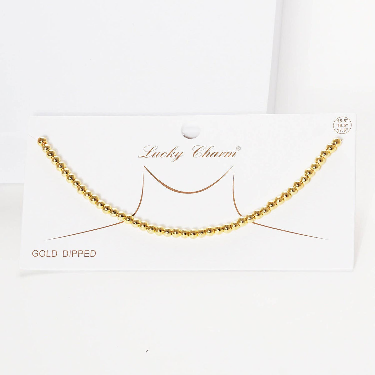Gold Plated Multicolor Beaded Necklace