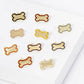 GAME DAY MASCOT 9MM ENAMEL DOG BONE TREAT STUD EARRINGS