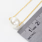 Elegant Bridesmaid Pearl Pendant Necklace