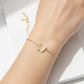 Dainty Pavé Butterfly Charm Bracelet
