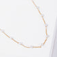Bridesmaid Pearl Station Choker Necklace