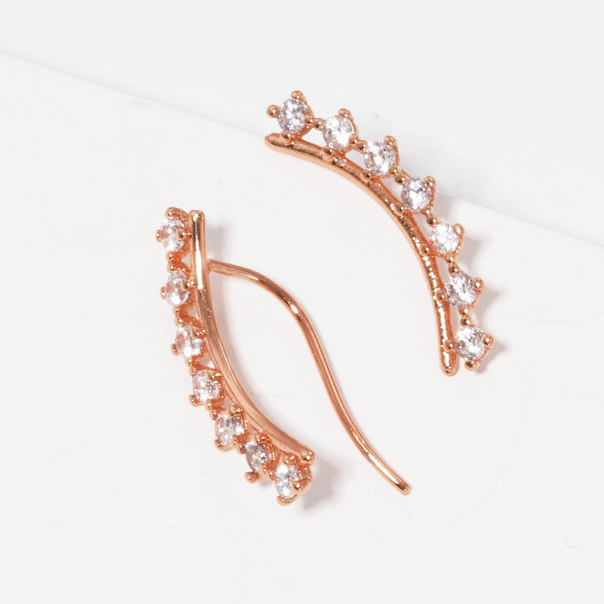 Cubic Zirconia Ear Crawlers