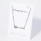 1 Inch Metal Arrow Pendant Necklace