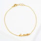 Minimalist "Love" Script Bracelet