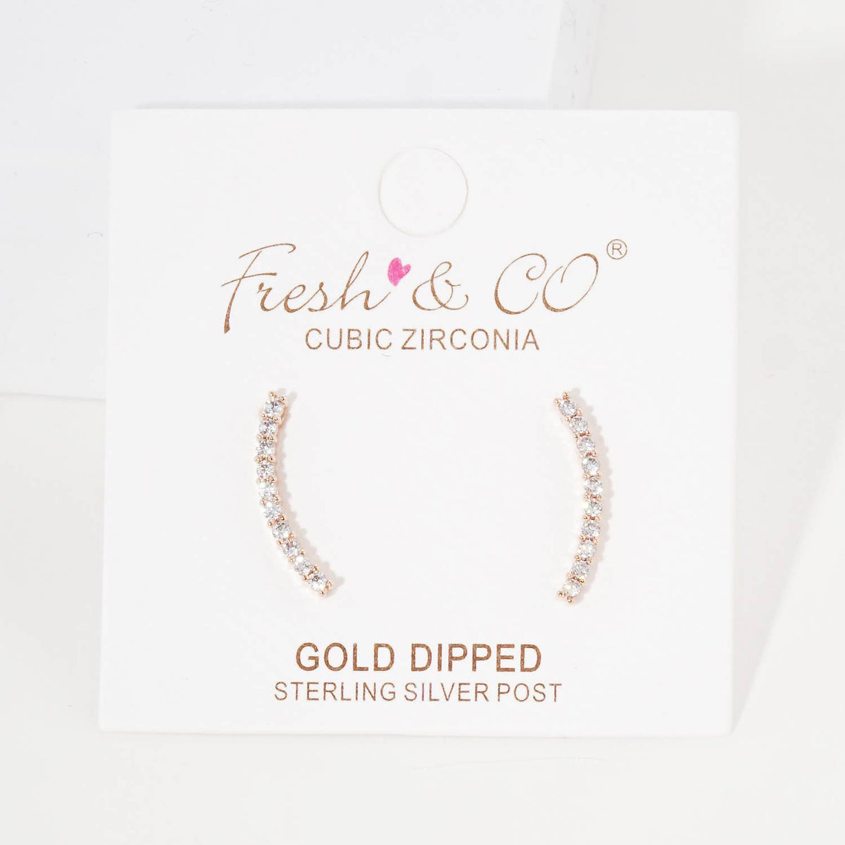 Dainty Cubic Zirconia Ear Crawlers